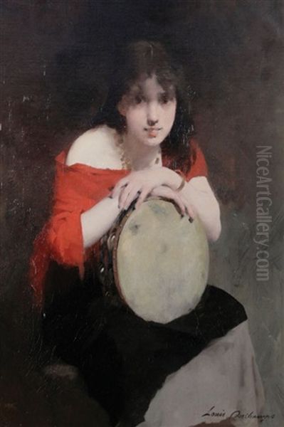 Lady With A Tambourine - view 1
