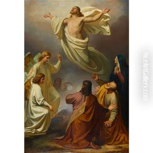 Himmelfahrt Christi by Melchior Paul Von Deschwanden