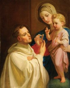 The Virgin And Child With St. Bernard