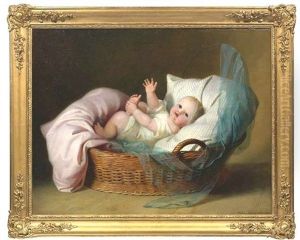 Kinderbildnis by Theodor Von Deschwanden