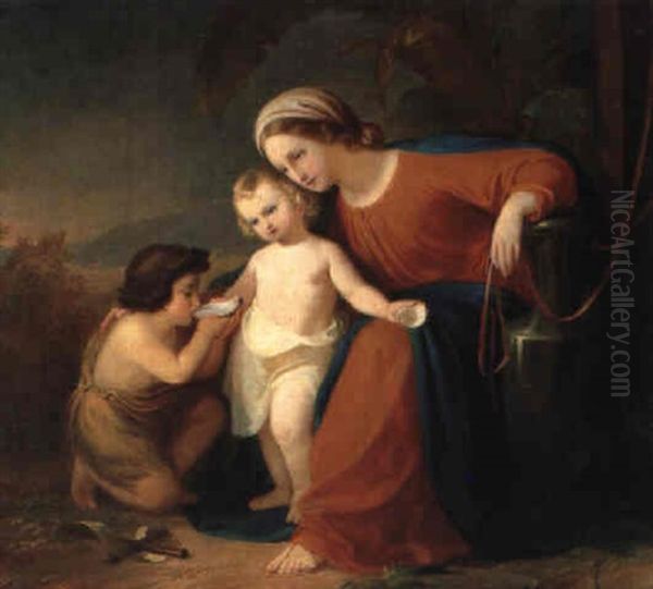 Maria Mit Jesus Und Johannes Knaben - view 1