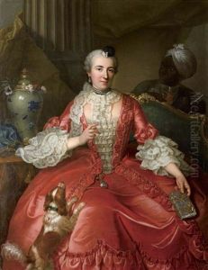 Portrait De Marie-jacqueline Descours Dans Son Interieur