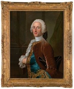 Bildnis Des Michel Gabriel De Chanu Du Beaubenard (+ Bildnis Seiner Ehefrau Catherine Fouques Dasnie Du Beaubenard; Pair) by Michel Hubert Descours