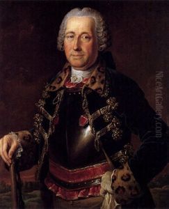 Portrait De Monsieur Du Sausay by Michel Hubert Descours