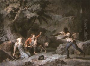 Paul Et Virginie (suite Of 6 After J.f. Schall) by Charles Melchior Descourtis