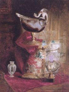 Still Life With A Nautilus by Blaise Alexandre Desgoffe