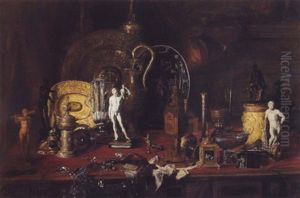 Nature Morte Dite Aux Objets Wallace by Blaise Alexandre Desgoffe