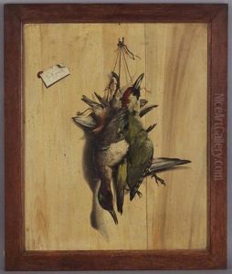 Trophees De Chasse (pair) by Jean Baptiste Charles Desgrange