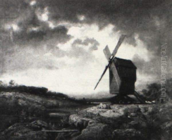 Landscape With Windmill And Figures - view 1