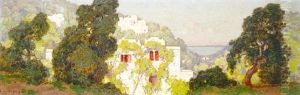 Villa Mauresque Aux Environs D'alger by Eugene Deshayes