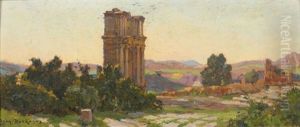 Arc De Caracalla A Djemila by Eugene F. A. Deshayes
