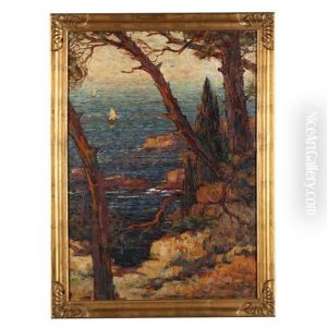 Mediterranean Coast by Eugene F. A. Deshayes