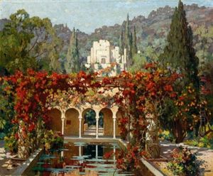 Villa Et Jardin D'alger by Eugene F. A. Deshayes