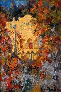 Villa Et Jardin D'alger by Eugene F. A. Deshayes