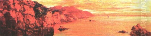 Coucher De Soleil Sur La Cote Algerienne - view 1