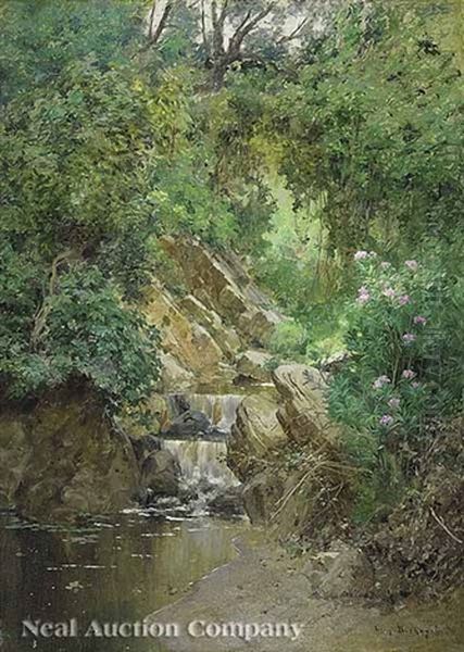 Cascade In The Balearic Islands, Spain - view 1