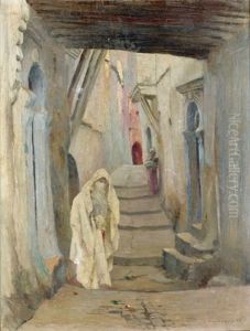 Rue Heliopolis In Der Casbah Von Algier