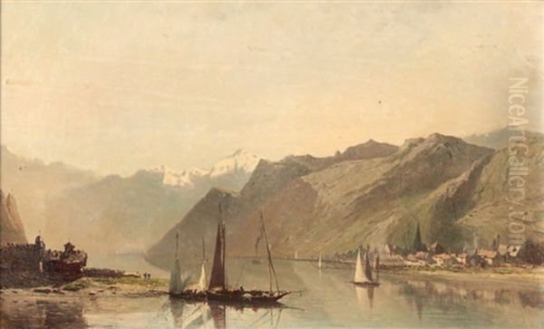 Voiliers Sur Le Lac - view 1