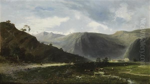 Paysage (vallee De La Maurienne?) - view 1