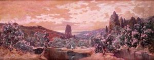 Paysage De Lauriers Roses Paysage De Lauriers Roses