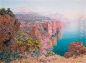 Corniche De La Cote Djidjellienne, Algerie by Eugene Deshayes