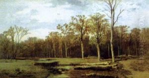 Foret De Fontainebleau by Eugene Deshayes