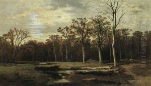 Foret De Fontainebleau by Eugene Deshayes