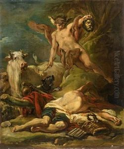 Mercure Et Argus by Jean Baptiste Henri Deshays