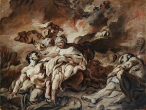 Nessus Offrant Sa Tunique Empoisonnee A Dejanire