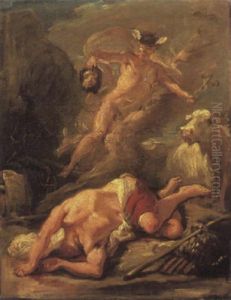 Mercury And Argus by Jean Baptiste Henri Deshays