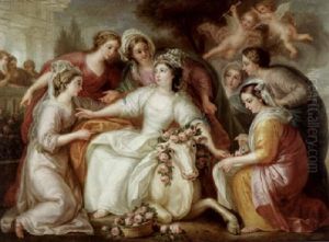 The Rape Of Europa by Jean Baptiste Henri Deshays