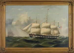 The American Packet Ship "devonshire" by Joseph DeSilva