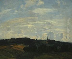 Les Hauteurs De Douarnenez by Louis Marie Desire-Lucas