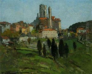 La Tour D'auguste, La Turbie by Louis Marie Desire-Lucas