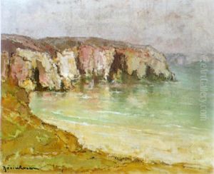Plage Et Falaises Roses Du Cote De Morgat Plage Et Falaises Roses Du Cote De Morgat