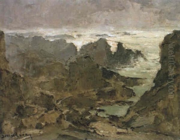 Mer Deferlante Sur Les Rochers - view 1
