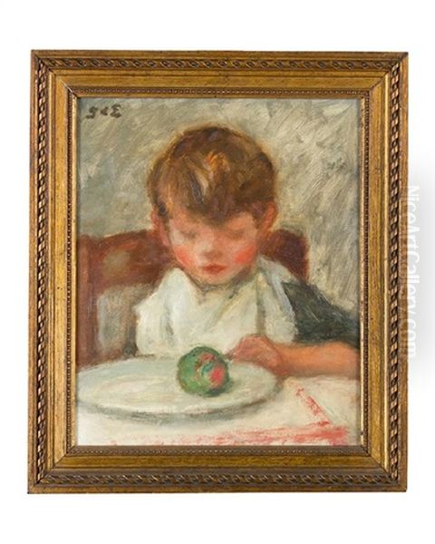 Boy With Apple - view 1