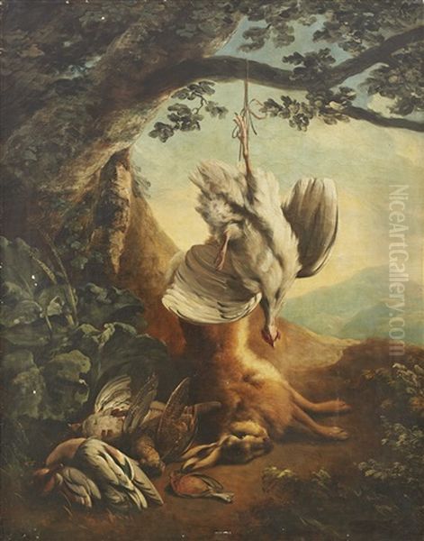 With A Hare And Birds - view 1