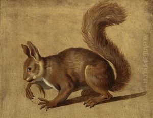 A Squirrel by Alexandre-Francois Desportes