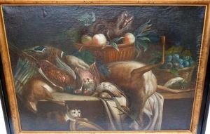 Nature Morte Aux Gibiers by Alexandre-Francois Desportes