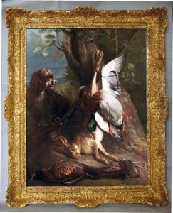 Chien Et Gibier by Alexandre-Francois Desportes