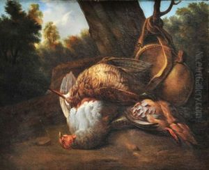Nature Morte Au Perdreaux Et A La Becasse by Alexandre-Francois Desportes