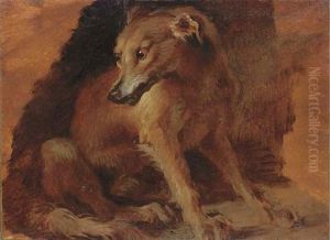Study Of A Young Fox by Alexandre-Francois Desportes