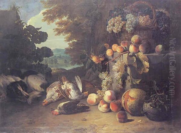 Nature Morte De Fruits Et De Chasse - view 1
