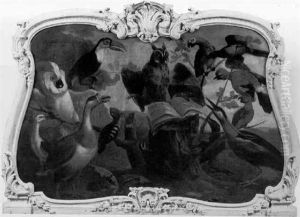 Le Concert D'oiseaux by Alexandre-Francois Desportes