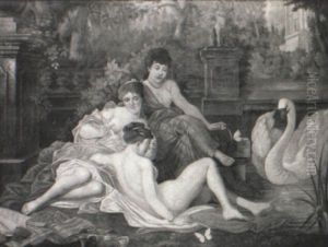 Bathers In The Garden