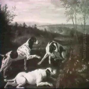 Dogs Stalking Partridges