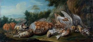 Nature Morte Aux Perdrix Et Potimarrons