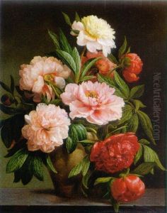 Still Life Of Peonies