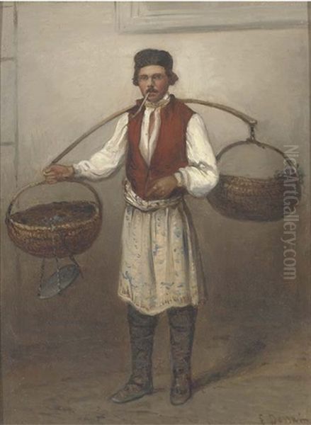 A French Street Seller (+ Another Similar; Pair) - view 1